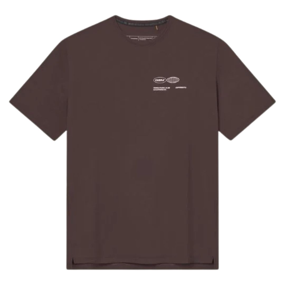 Cuera Oncourt Airy Logo T-Shirt Dark Brown